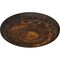 Ekena Millwork Colton Ceiling Medallion (Fits Canopies up to 4 3/4"), Hand-Painted Rust, 15 3/4"OD x 1 1/2"P CM15CNRUS - alternate 2